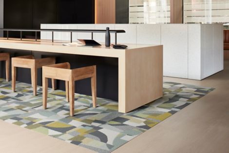 テン　CANELE ラグ　TIME WARP wayv TEN 5 Chenille Warp: Chenille Warp Collection Carpet Tile by Interface